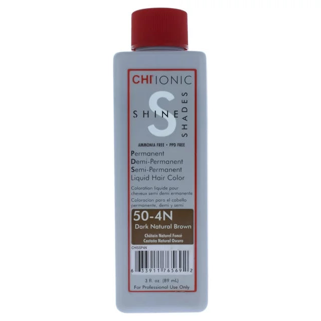 CHI IONIC SHINE SHADES LIQUID HAIR COLOR 50-4N Dark Natural Brown