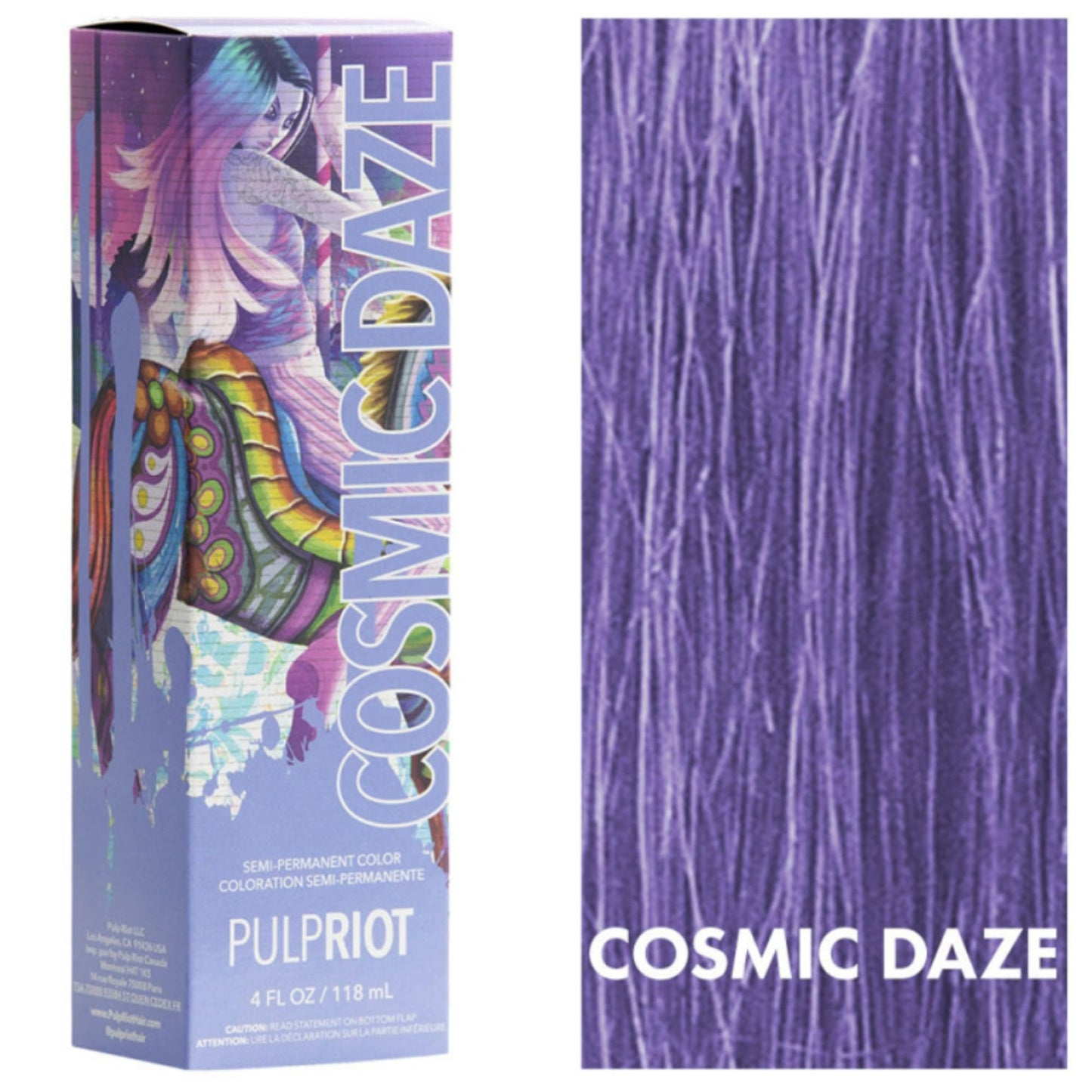 Pulp Riot Semi-Permanent Haircolor WILD RIDE COSMIC DAZE 4 oz.