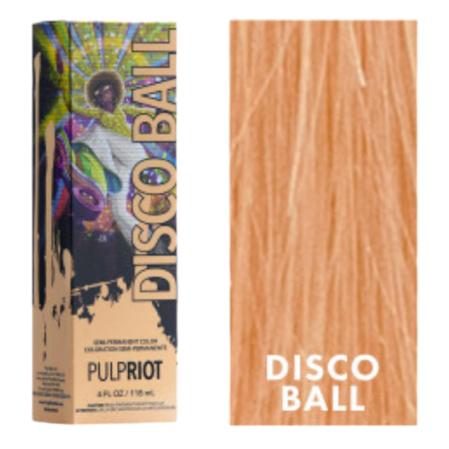 Pulp Riot Semi-Permanent Haircolor THE 70'S COLLECTION DISCO BALL 4 oz.
