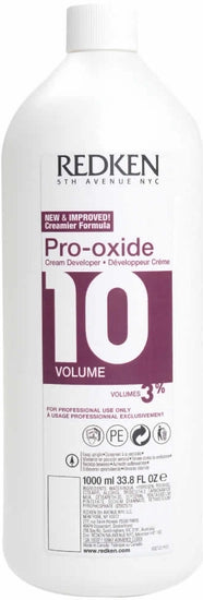 Redken Pro-Oxide Cream Developer 10 Volume 33.8 oz Liter
