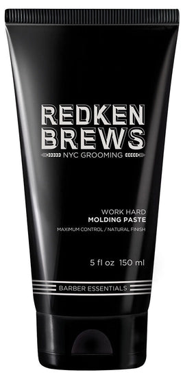 Redken Brews Work Hard Molding Paste - Styling Paste For Men 5 oz