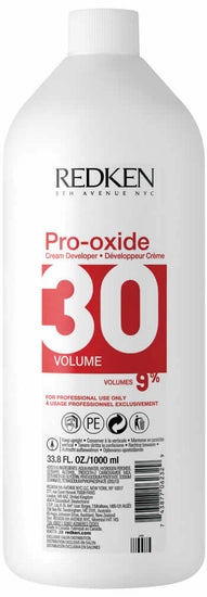 Redken Pro-Oxide Cream Developer 30 Volume 33.8 oz Liter