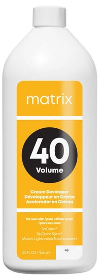 MATRIX CREAM DEVELOPER 40 VOLUME 32 oz Liter