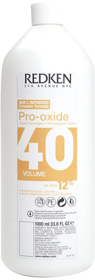 Redken Pro-Oxide Cream Developer 40 Volume 33.8 oz Liter