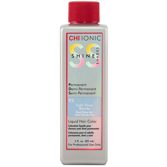 CHI IONIC SHINE SHADES LIQUID HAIR COLOR 9S Light Silver Blonde