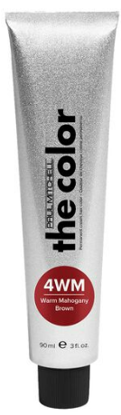 Paul Mitchell The Color Permanent Cream Hair Color 4WM Warm Mahogany Brown