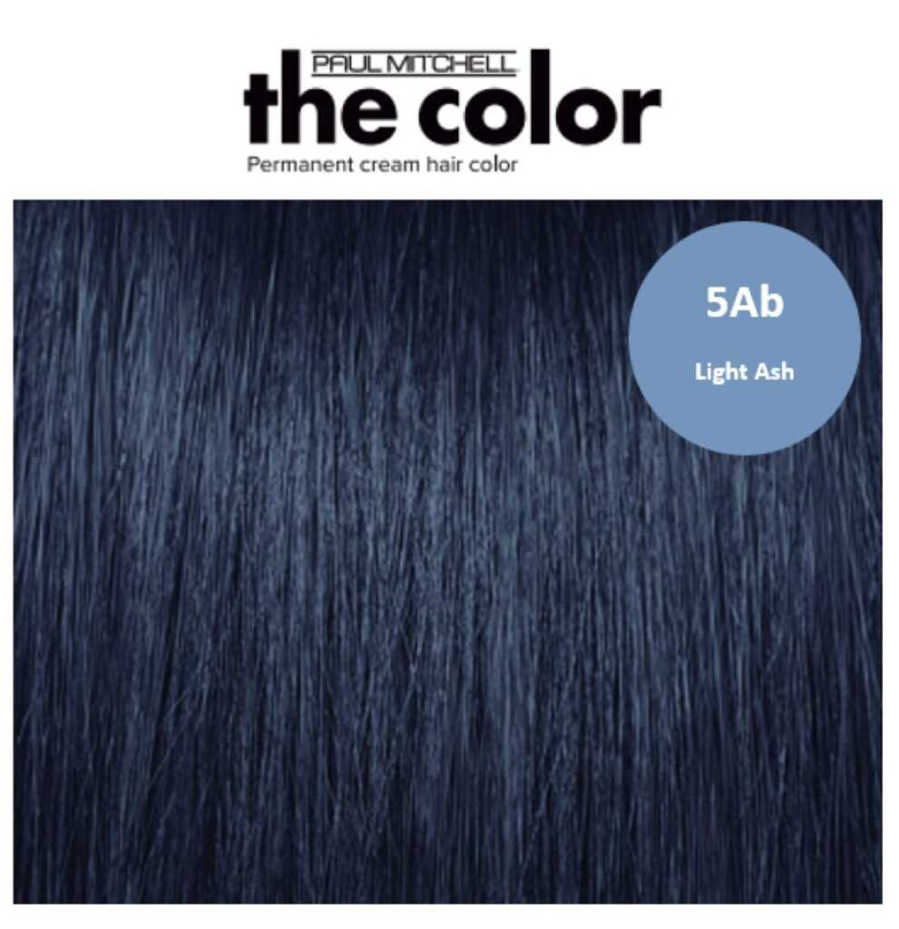 Paul Mitchell The Color Permanent Cream Hair Color 5Ab Light Ash Blue Brown