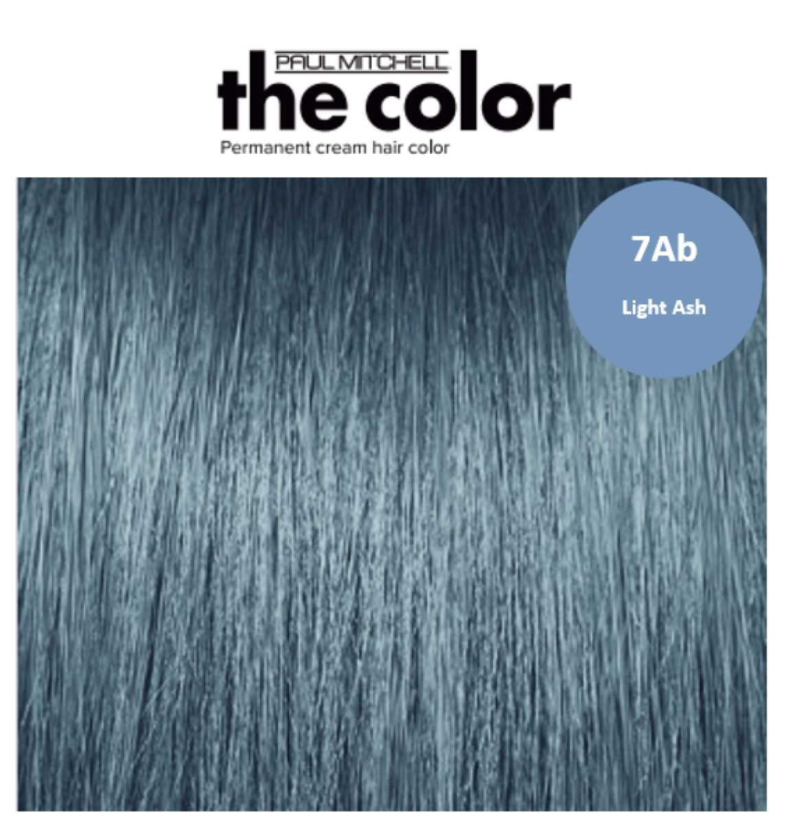 Paul Mitchell The Color Permanent Cream Hair Color 7Ab Ash Blue Blonde