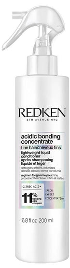 Redken Acidic Bonding Concentrate Lightweight Liquid Conditioner for Damaged, Fine Hair 6.8 oz