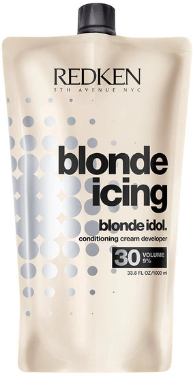 Redken Blonde Icing Developer 30 Volume 33.8 oz Liter