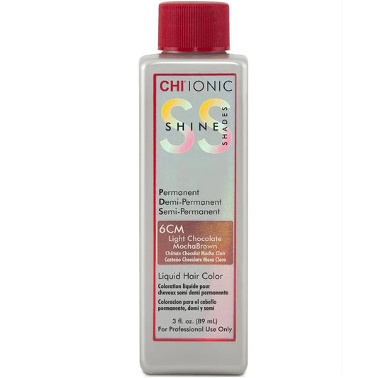 CHI IONIC SHINE SHADES LIQUID HAIR COLOR 6CM Light Chocolate Mocha Brown