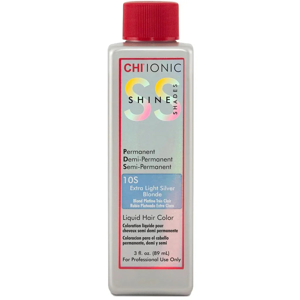 CHI IONIC SHINE SHADES LIQUID HAIR COLOR 10S Extra Light Silver Blonde