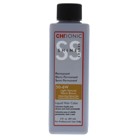 CHI IONIC SHINE SHADES LIQUID HAIR COLOR 50-6W Light Natural Warm Brown