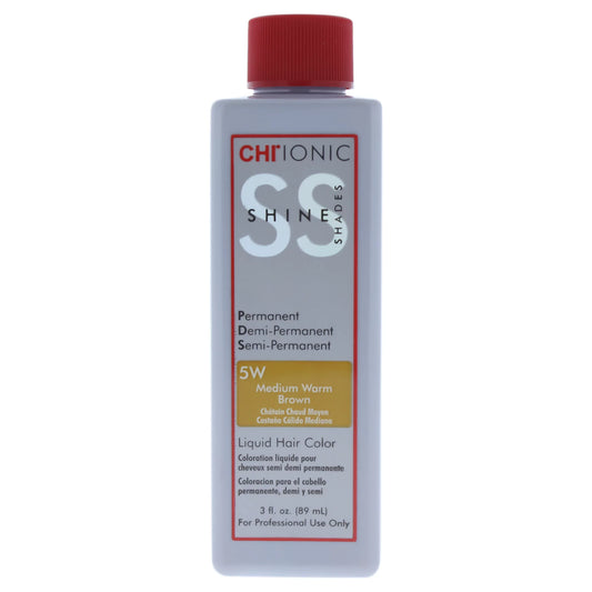CHI IONIC SHINE SHADES LIQUID HAIR COLOR 5W Medium Warm Brown 3 oz