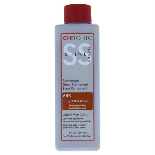 CHI IONIC SHINE SHADES LIQUID HAIR COLOR 6RB Light Red Brown