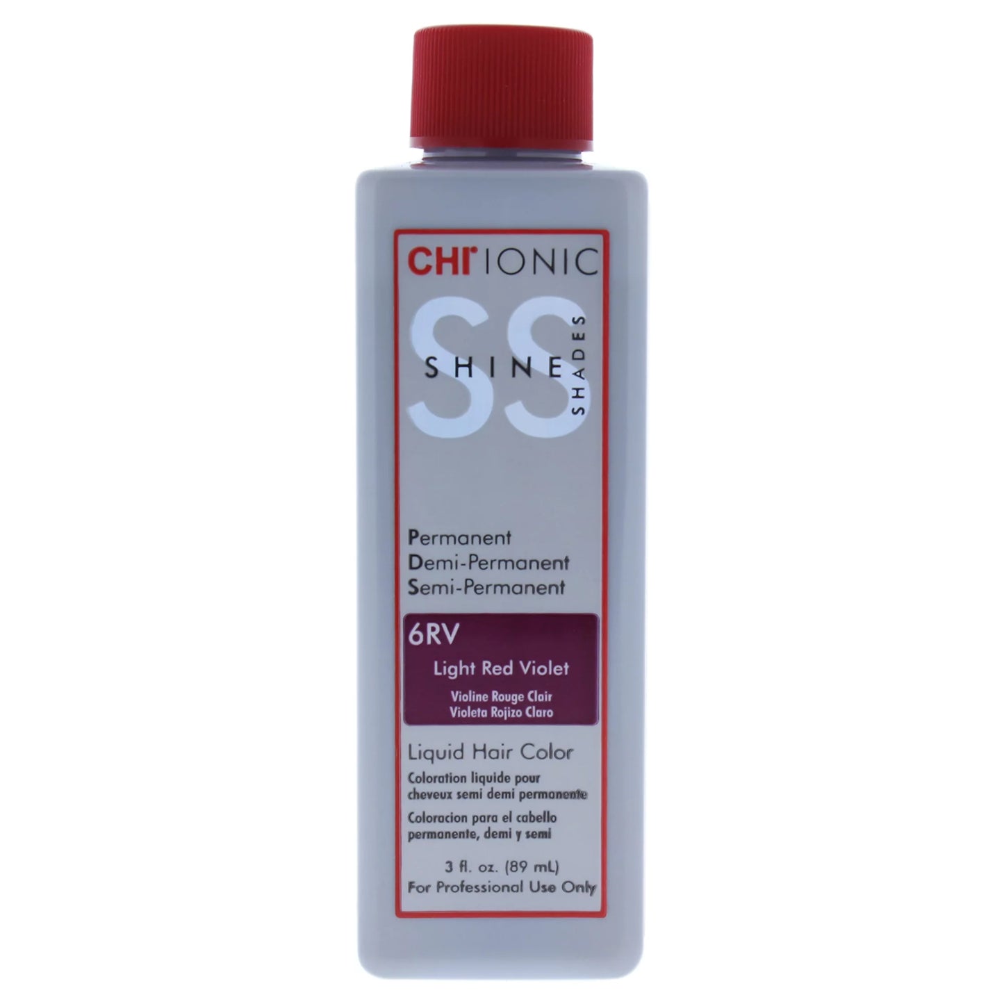 CHI IONIC SHINE SHADES LIQUID HAIR COLOR 6RV Light Red Violet