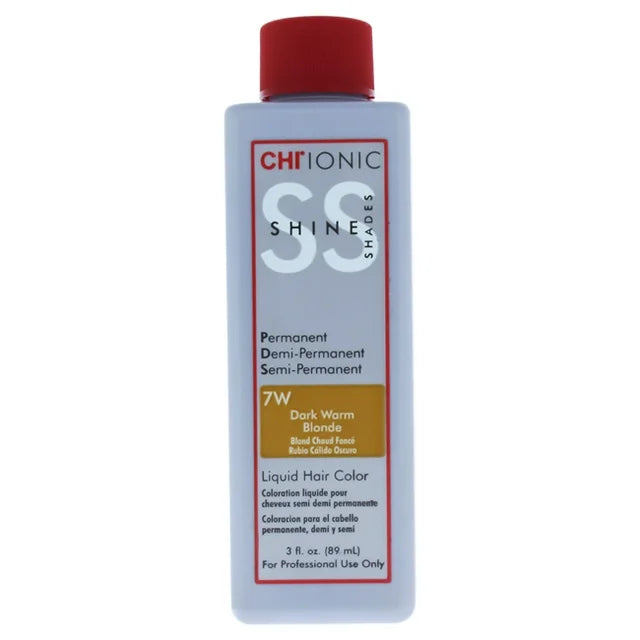 CHI IONIC SHINE SHADES LIQUID HAIR COLOR 7W Dark Warm Blonde