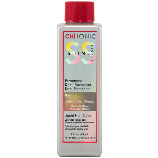 CHI IONIC SHINE SHADES LIQUID HAIR COLOR 8A Medium Ash Blonde