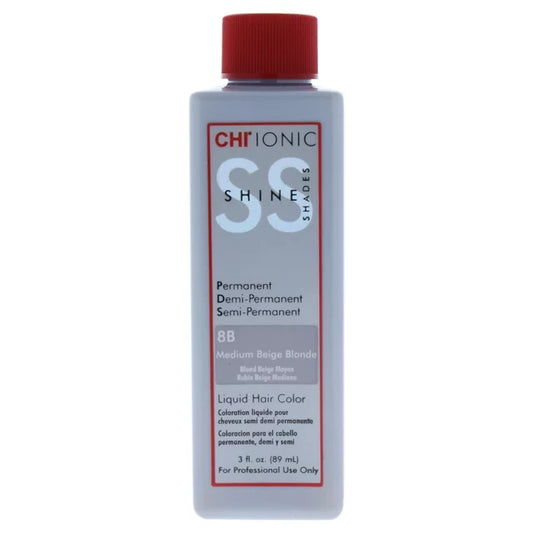 CHI IONIC SHINE SHADES LIQUID HAIR COLOR 8B Medium Beige Blonde