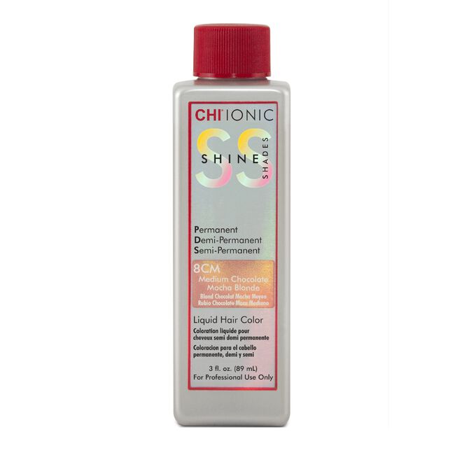 CHI IONIC SHINE SHADES LIQUID HAIR COLOR 8CM Medium Chocolate Mocha Blonde