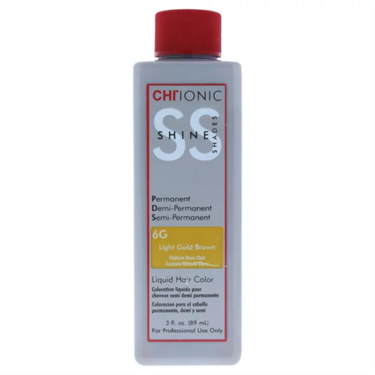 CHI IONIC SHINE SHADES LIQUID HAIR COLOR 6G Light Gold Brown