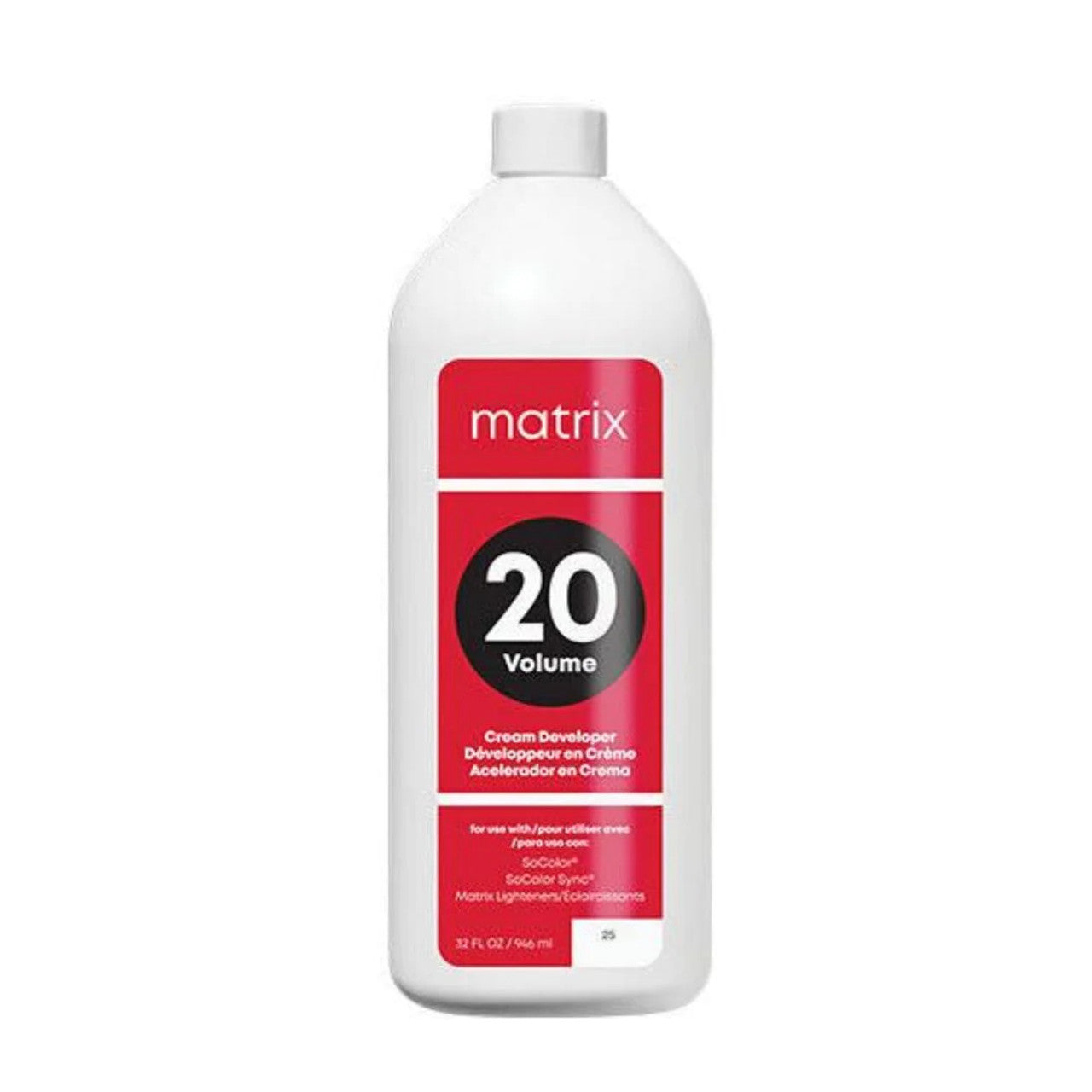 MATRIX CREAM DEVELOPER 20 VOLUME 32 oz Liter