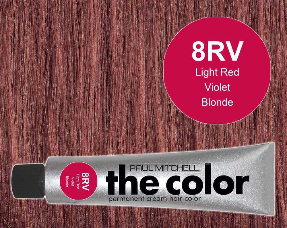 Paul Mitchell The Color Permanent Cream Hair Color 8RV Light Red Violet Blonde