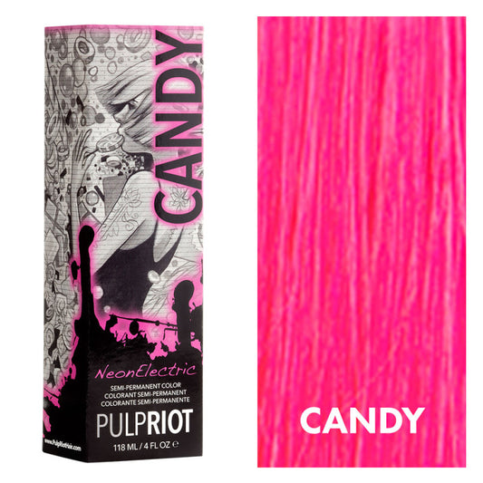 Pulp Riot Semi-Permanent Haircolor NEON CANDY 4 oz.
