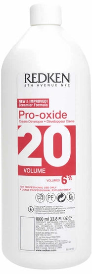 Redken Pro-Oxide Cream Developer 20 Volume 33.8 oz Liter